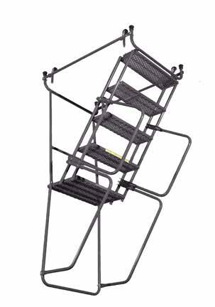 14 deep top step on 4-7 step FSH models Specify tread type when ordering 1-4 step ladders (*) & (**) ship unassembled in a box, and are eligible for UPS shipping 4-7 step FSH models ship