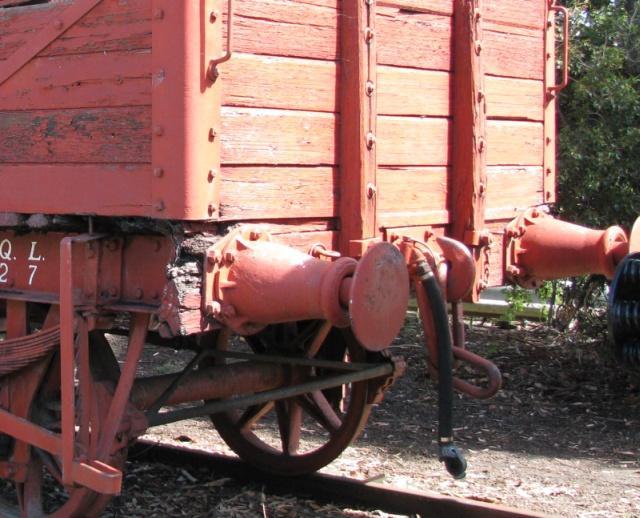 Baillie] AAR automatic knuckle couplers were gradually introduced from about 1924 on goods wagons, and buffers removed later on in the 1950 s to save weight and increase permissible wagon