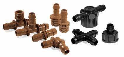 Xerigation / Landscape Drip Distribution Components XF Series Blank Tubing : Series Dripline inline emitter tubing Fittings, and 17mm insert fittings Specifications Models: XFD100 Tubing Friction