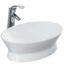 NEW Ove Forefront Square Vessel lavatory in White