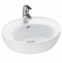 413 x 162 mm White and Biscuit# # Vessels lavatory in