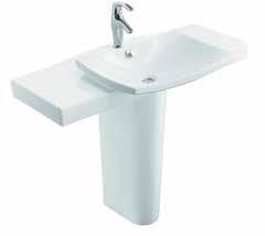 878 mm K-2238T-1-0 Single faucet hole Pedestal
