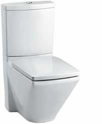 Escale Two-piece toilet with Quiet-Close toilet seat and cover in White K-3588T-H-0 680 x