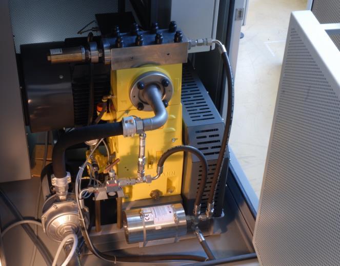 Experimental facility CW-1,3 Water pump safety valve suction flange discharge side 600-750 kg/h 37 kw electromotor 3000 kg/h