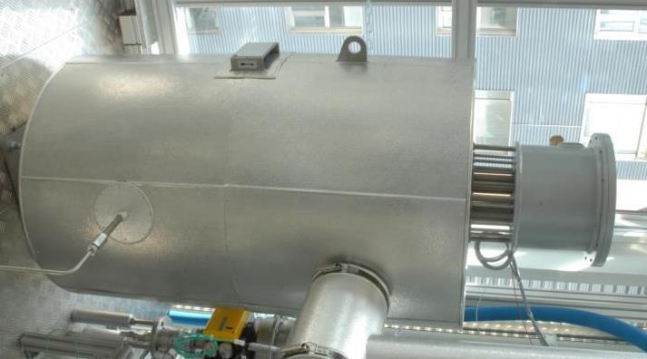 Experimental facility Oxygen heater 600-750 kg/h oxygen to pressure vessel 3000 kg/h 1.
