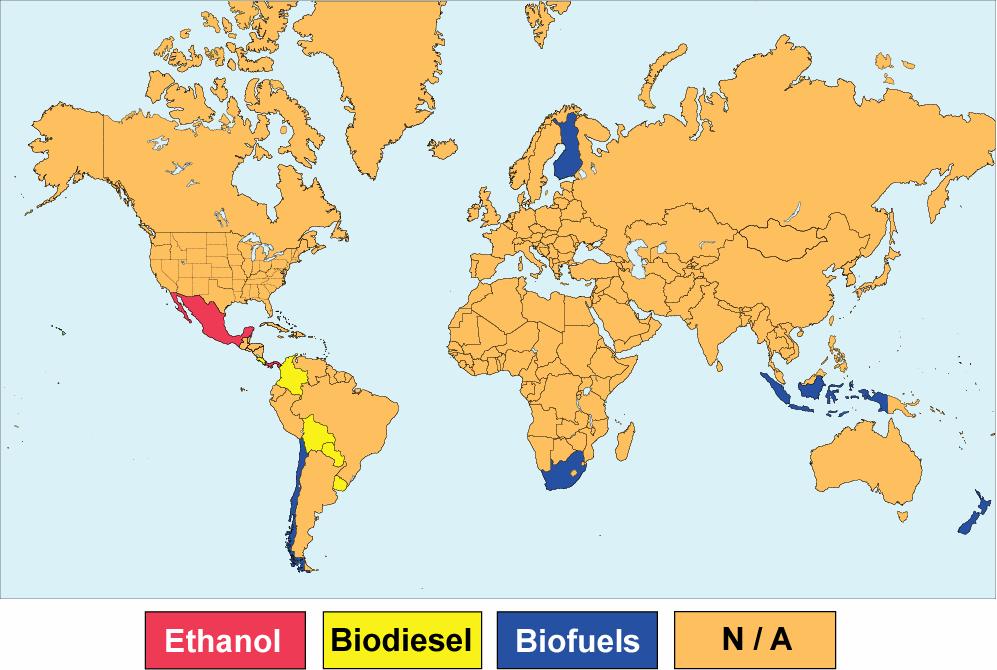 Other Countries Considering Biofuels Use Requirements,