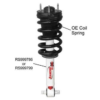 3) Loosely attach the lower control arms to the subframe with the hardware from kit 860546. Illus. 9 5) Insert shock absorber assembly into the upper mounting holes.