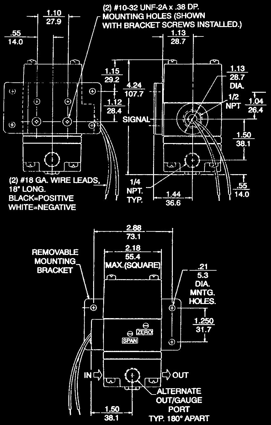 Electropneumatic Transducer Precision How To Order R 83 1 02 F G Model R = Regulator
