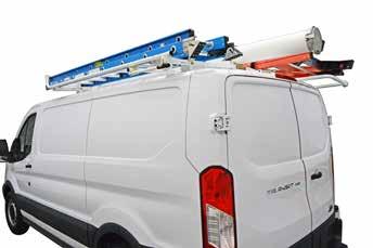easy, no-drill installation. COMBO RACKS WITH BOTH EZ LO-DOWN AND CLAMP & LOCK UNITS ARE AVAILABLE FOR LOW ROOF AND COMPACT VANS.
