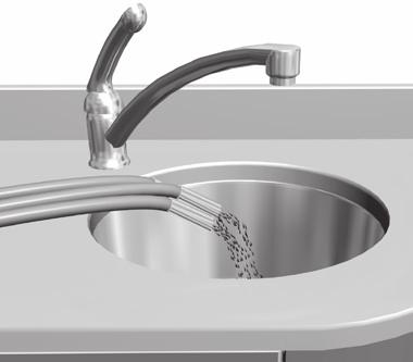 Hold all of the handpiece tubing that uses water coolant over a sink, cuspidor bowl, or basin. 3.