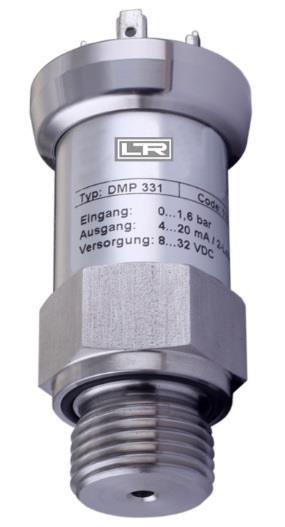 DRUCK & TEMPERATUR LEITENBERGER GMBH DMP Industrial Pressure Transmitter for Low Pressure Stainless Steel Sensor accuracy according to IEC 60770: : 0.5 % FSO option: 0.5 / 0.