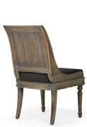 337-562C DINING CHAIR (CHARCOAL FINISH) W 23 D 25-5/8 H