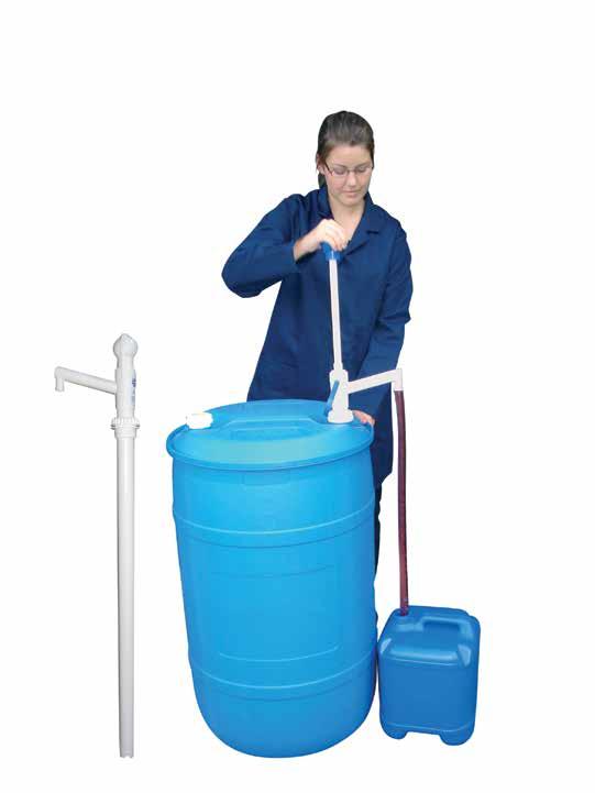 Hand pumps for chemicals [PG 3] chemicals AUS 32 (AdBlue ) Please read the datasheet for the chemical resistance of the medium to be conveyed, and decide for yourself on the basis of our material