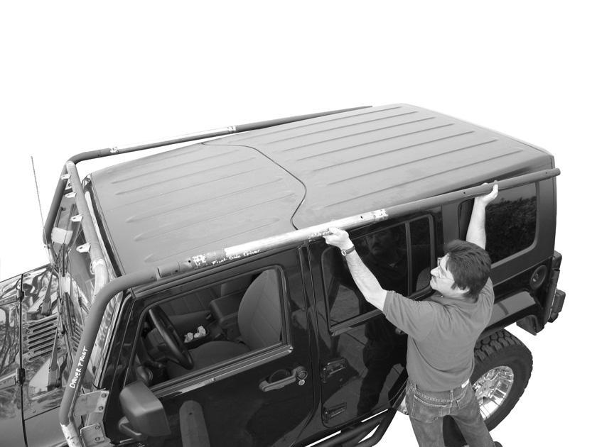 5. OPTIONAL: If you decide to bolt the Roof Rack directly to the body of the vehicle, remove both taillights from vehicle at this time, (Figure 5).