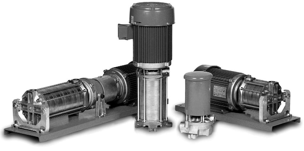 Page M- MTH PUMPS M L Series Multistage Regenerative Turbine Pumps Capacities to 4 GPM Heads to Feet Single or Multi-stage Units (up to stages) Vertical Close Coupled Horizontal Close Coupled