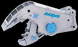 DAEMO FULL LINE-UP Fixed Crusher Enhanced durability with wear-resistant teeth material. Diversified teeth enable fine crushing, which enhances work efficiency.