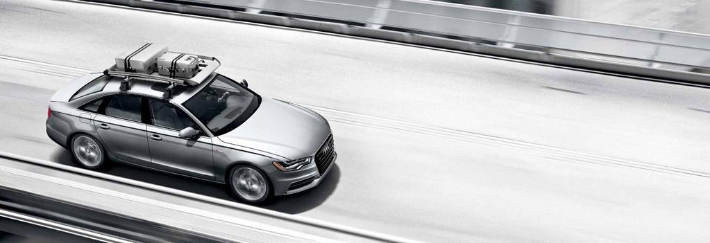 7 A6 Accessories TravelSpace Transport 8 Destination: Everywhere. Plan that much-needed getaway. The A6 actively takes you there. Audi TravelSpace Transport Accessories. Adventure awaits.