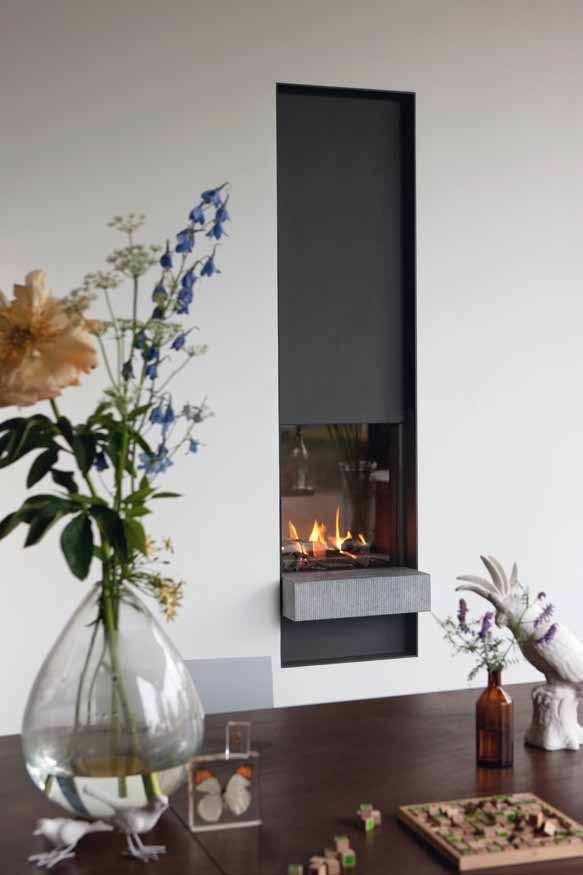 B-fire 50 Steel frame SC 50 stone B-fire 50 Steel frame: SC 50 stone Glass dimensions: 52 x 55 cm (w x h) Available with single or wood burner Robust yet understated TULP s standard fires are true