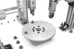 Key features Application examples Basic rotary table Handling with minimum space requirement Rotary table with rotary distributor For the transfer