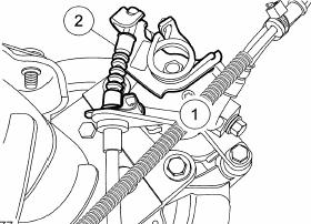 Disconnect Emergency Brake Cables 1.