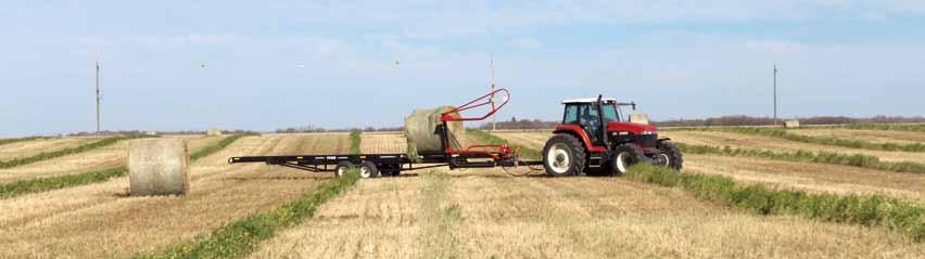 Round Bale Carrier 5 Approach Pick Lift Roll Raise Unload SpecificationS Model >> 1450 2400 2450 Capacity Tractor requirements GVW: 18,720 lb (8,491 kg) Eight - 4' (1.2 m) wide bales Seven - 5' (1.