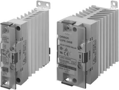 Solid State Relays for Heaters Single-phase Compact, Slim-profile SSRs with Heat Sinks. s with No Zero Cross for a Wide Range of Applications. RoHS compliant.