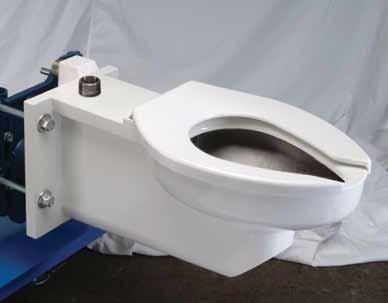 Z5681 Extra-Heavy-Duty Elongated Wall Hung Flush Valve Toilet Series Z5681 Series Load tested to withstand 1,000 lbs. heavy-duty load rating when tested in accordance with ASME/ANSI A112.19.