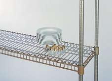 Shelf Covers Stainless Steel Shelf Covers Covers are 300 Series stainless steel and fit on top of wire shelves Stainless Steel Model No. (In.) (mm.) (Lbs.) (Kg.) 1830SCT 18 x 30 457 x 762 14 1 / 2 6.