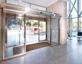 Automatic entrances, partitioning doors and flow corridors guarantee