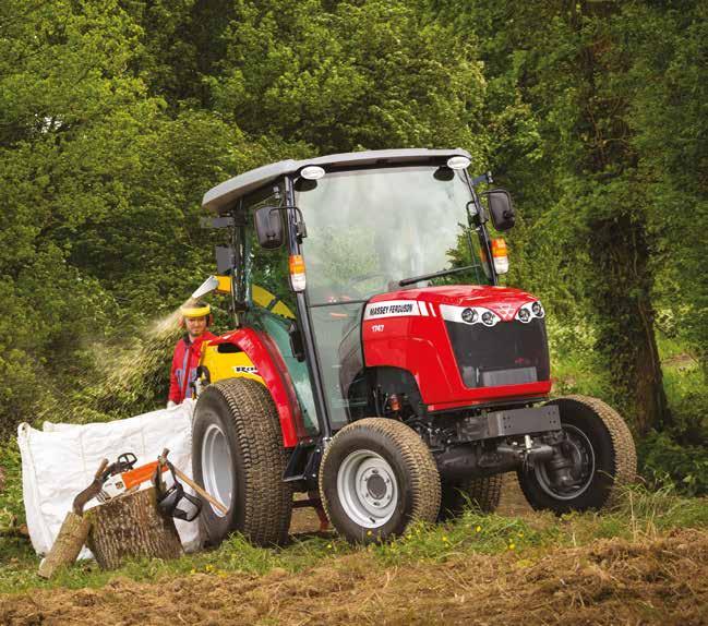 13 The perfect choice Choice of four models* from 25hp to 46 hp with powerful, fuel-efficient engines Rugged and highly efficient hydrostatic transmissions with three ranges Mid-PTO is standard on