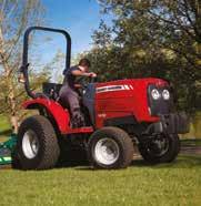 area with user-friendly controls Mower decks available The MF 1529 is an extremely versatile tractor, perfect for more precise operations on smaller, more specialised farms.