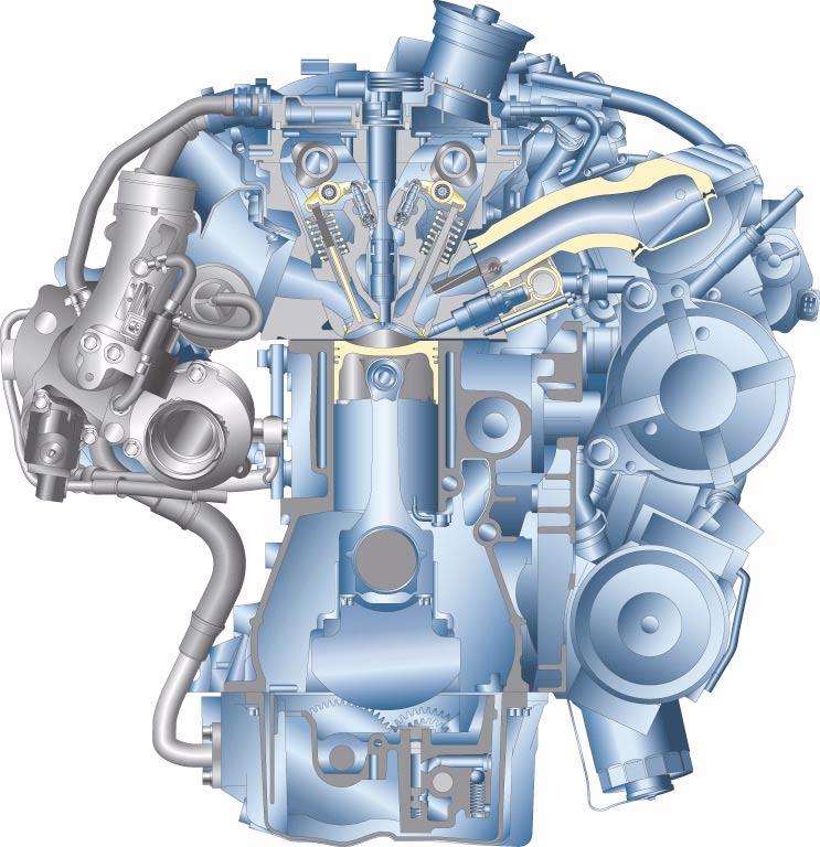 The new FSI engines from Volkswagen do without stratified injection and place greater emphasis on output and torque. Until now, FSI direct injection was always associated with stratification.