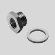 -U- Type discontinued Available up until 2018 Threaded fittings Reducing nipple D with sealing ring Pneumatic connection L1 L2 ß 1 Weight/ D1 D2 [g] M thread High-alloy stainless steel M3 M5 6.3 3.