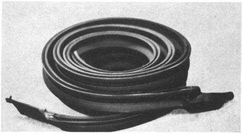 ROOF RAIL WEATHERSTRIPS These strips fit along the roofline and the window seal against them. 1967-69 Power Top Switch... Disc. 1967-69 Top Bow Binding End Caps (2 Required) (Pair)...$12.