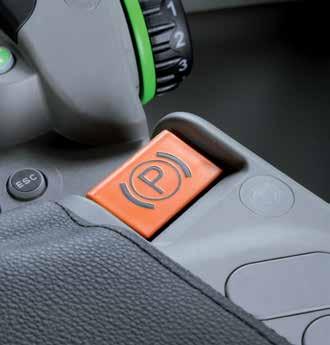 models - EPB replaces the handbrake lever and is operated via an electric push-button control on the armrest console.