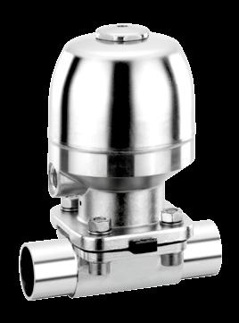 available. The valve has an optical position indicator as standard.