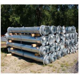1050111 4 Steel Pipe 12 lbs 1070111 6 Steel Pipe 24 lbs 1080111 8 Steel