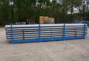per rack stacked 2 high Rack size: 216