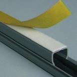 suitable: humidity and UV resistant PE foam 1150,0 Adhesion/Steel [N/25 mm]