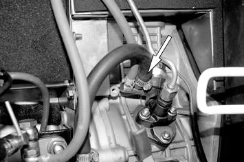 STEP 4- BLEED THE FUEL LINE When adding diesel fuel for the first time or after the fuel tank has been emptied or drained, air can get trapped in the fuel line between the fuel tank and the engine.