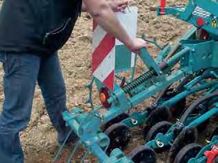 Comb harrow for optimal covering of seeds; new pressure and