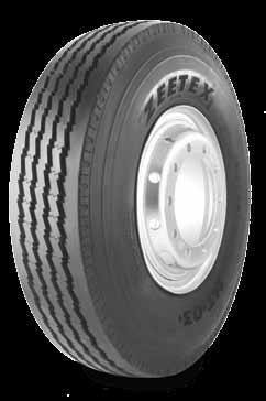 HT-03+ All position tire with enhanced resistance against uneven wear for long haul tractors &