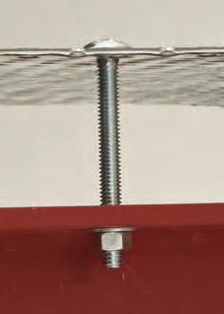 Tighten with washer and nut until secure. 6. Test for movement or slippage. If planks are not secure, check fastening system for loose or missing parts. Repeat steps 1 thru 5.