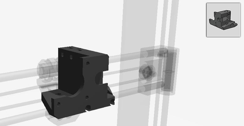 Locate your: Step 60: Extruder Main Block - Extruder Main Block Note: