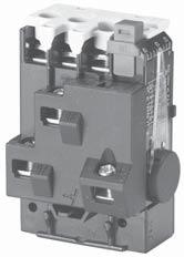 Introduction Thermal overload relays TI 9C are used with minicontactors CI 4- for pro tec tion of squirrel-cage motors where com pact ness is required. The relays have single-phase protection, i.e. accelerated release if phase drop-out occurs.