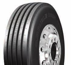 STEER RR680 Premium Regional and All-Position Steer Tire Premium 5-rib tread design with wide shoulders provides for durability and even wear in steer and all-position applications Deep 19 /32"