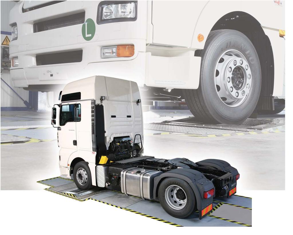 safelane truck Roller brake testers for trucks Roller