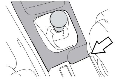Removal of Factory Shift Lever 1. Remove the shift knob by unscrewing it counter-clockwise.