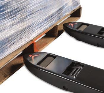 Smooth Rounded Entry Slides Convex shaped and smoothly rounded for easy pallet entry.