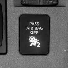For 7 seconds after the ignition switch is in the ON position, the system does not activate the warning light for the front passenger.